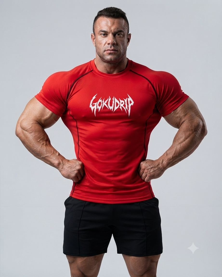 GokuDrip Apex Compression Red